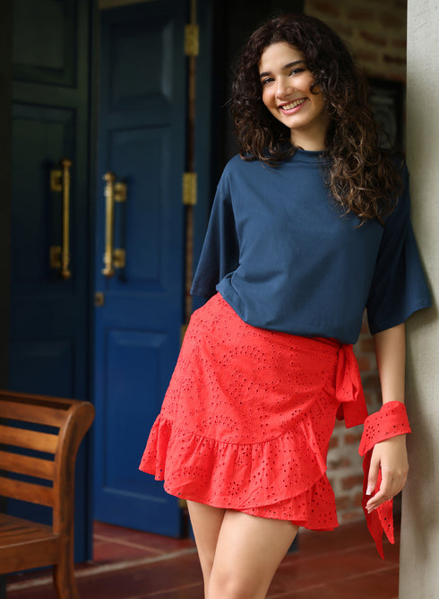 Oversized Navy Blue T-shirt